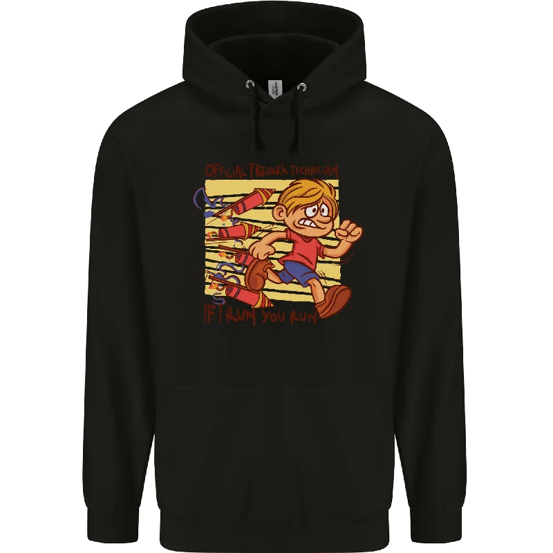 Seasonal Sale Funny Firework Bonfire Night Guy Fawkes Mens 80% Cotton Hoodie