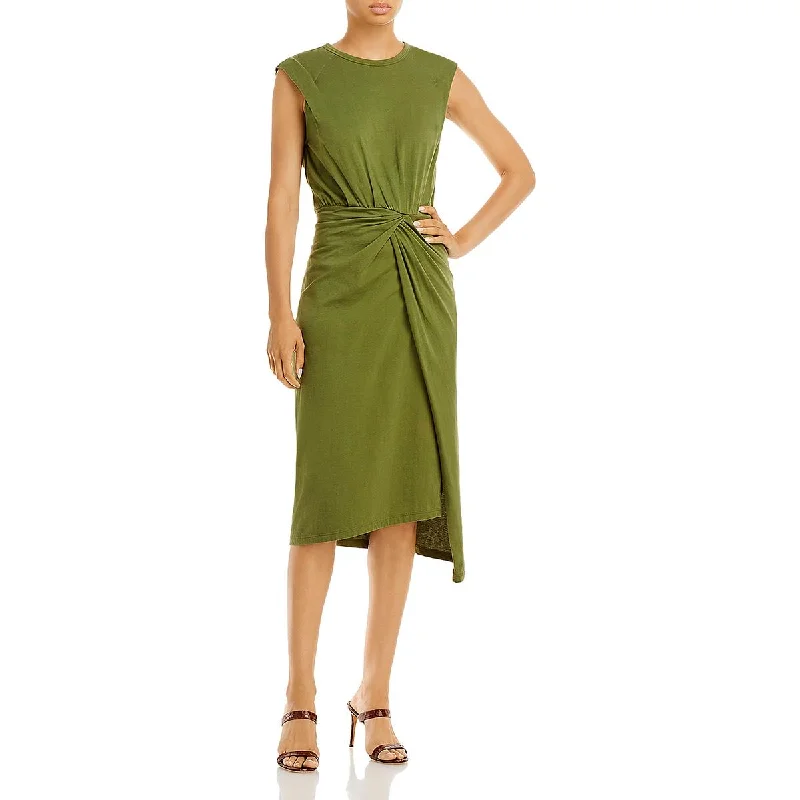 Big Discounts Derek Lam 10 Crosby Womens Twist Slit Slip Dress