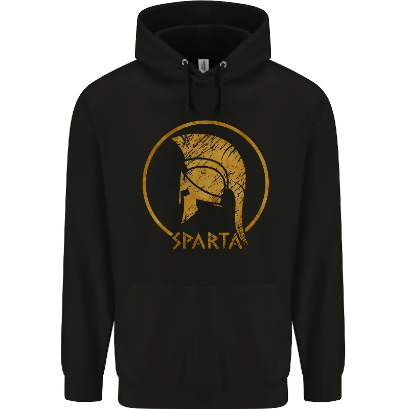 Buy More, Save More Gold Sparta Helmet Gym Bodybuilding Training Mens 80% Cotton Hoodie