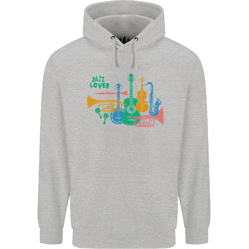 Exclusive Savings Jazz Lover Trumpet Saxophone Clarinet Mens 80% Cotton Hoodie