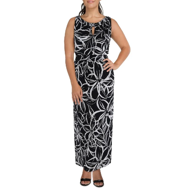 Lowest Prices London Times Womens Plus Printed Maxi Halter Dress