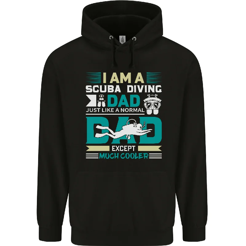 Extra Savings I'm a Scuba Dad Funny Fathers Day Diver Dive Mens 80% Cotton Hoodie