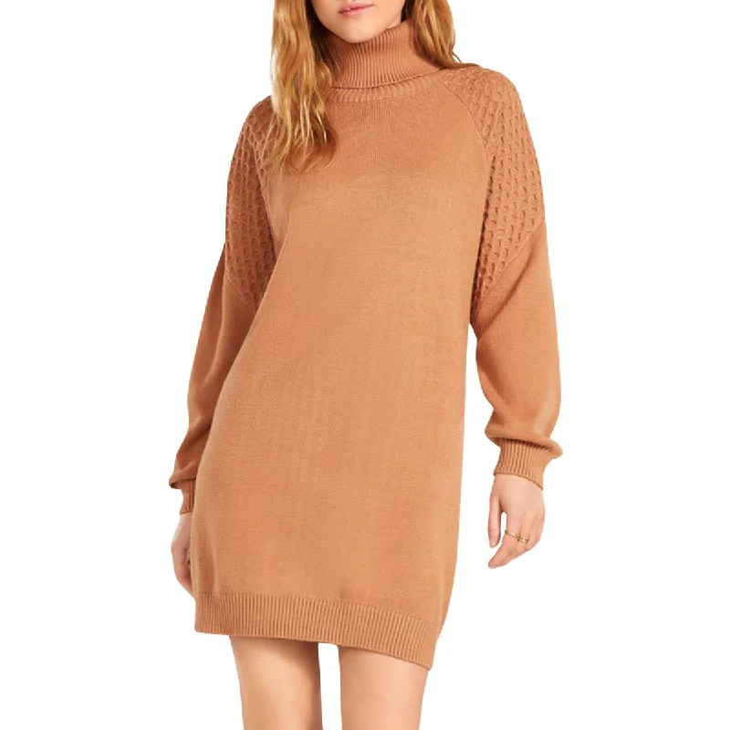 Low Prices BB Dakota by Steve Madden Womens Little Wing Turtleneck Knit Sweaterdress
