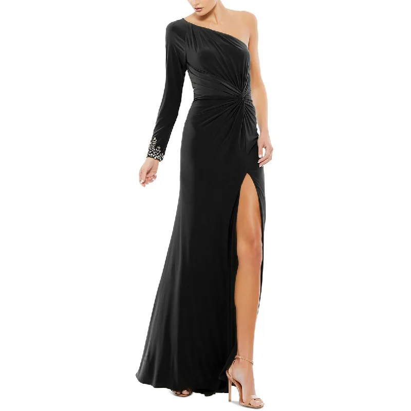 Steals and Deals Ieena for Mac Duggal Womens Jersey Long Evening Dress