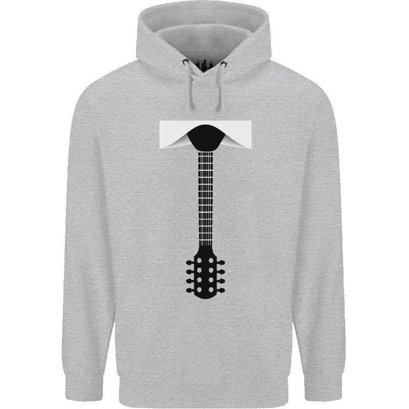 Low Prices Guitar Tie Guitarist Bass Acoustic Funny Mens 80% Cotton Hoodie