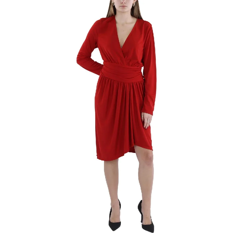 Bargain Bin Lauren Ralph Lauren Womens Hi Low Midi Cocktail And Party Dress