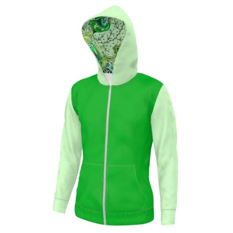 Buy More, Save More Misa Color Block Zip Polar Fleece Hoodie