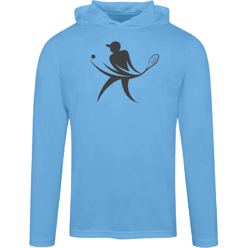 Act Now Tennis Player Men's Super-Lite Performance Hooded Tee