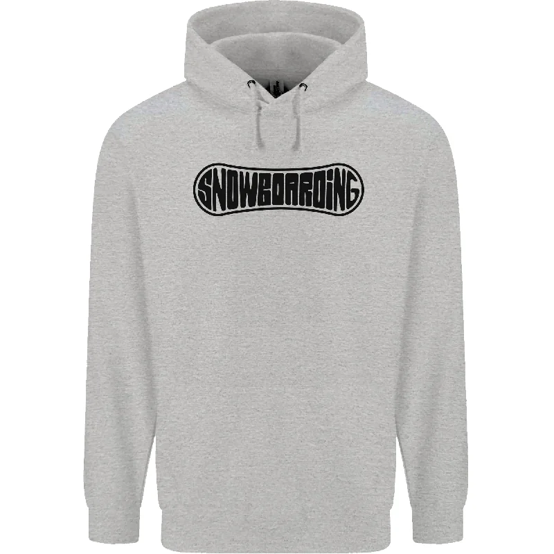Reduced Prices Snowboarding Snow Board Snowboarder Mens 80% Cotton Hoodie