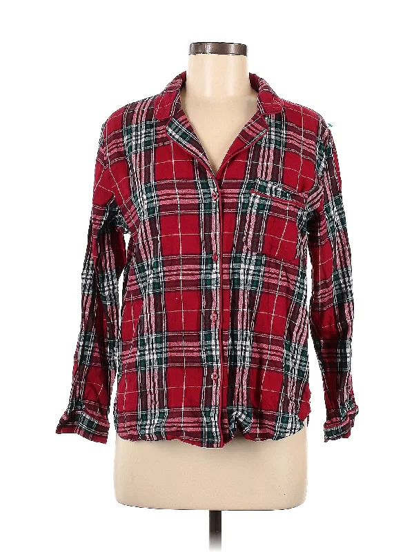 Super Deal Long Sleeve Button Down Shirt
