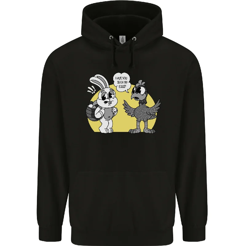 Instant Discount Have You Seen My Eggs Funny Easter Bunny Mens 80% Cotton Hoodie