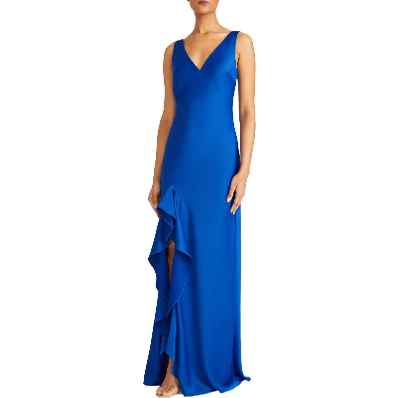 Crazy Deals ML Monique Lhuillier Womens Split Hem Full Length Evening Dress