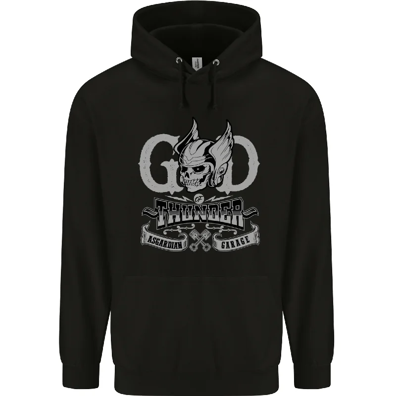 Value Deals God of Thunder Gym Training Top Vikings Mens 80% Cotton Hoodie