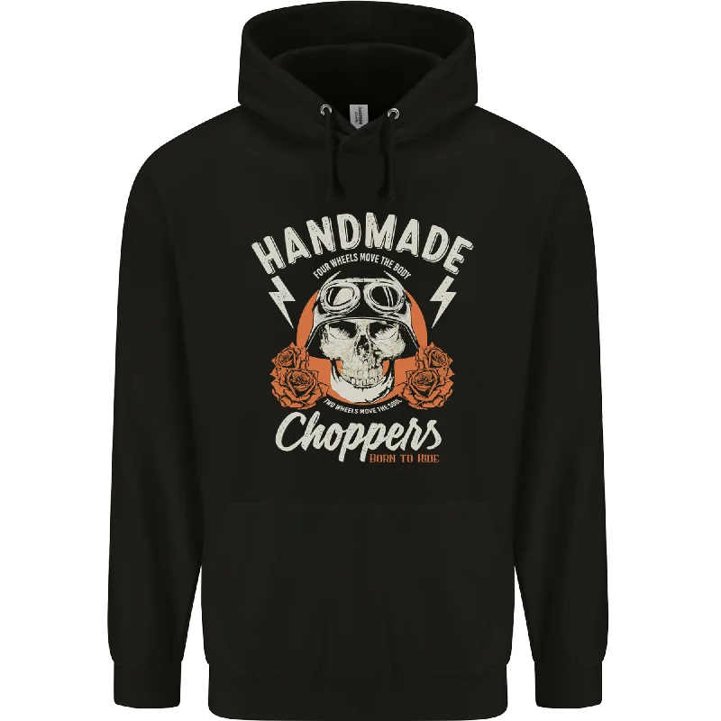Lowest Prices Hand Made Choppers Motorcycle Biker Mens 80% Cotton Hoodie