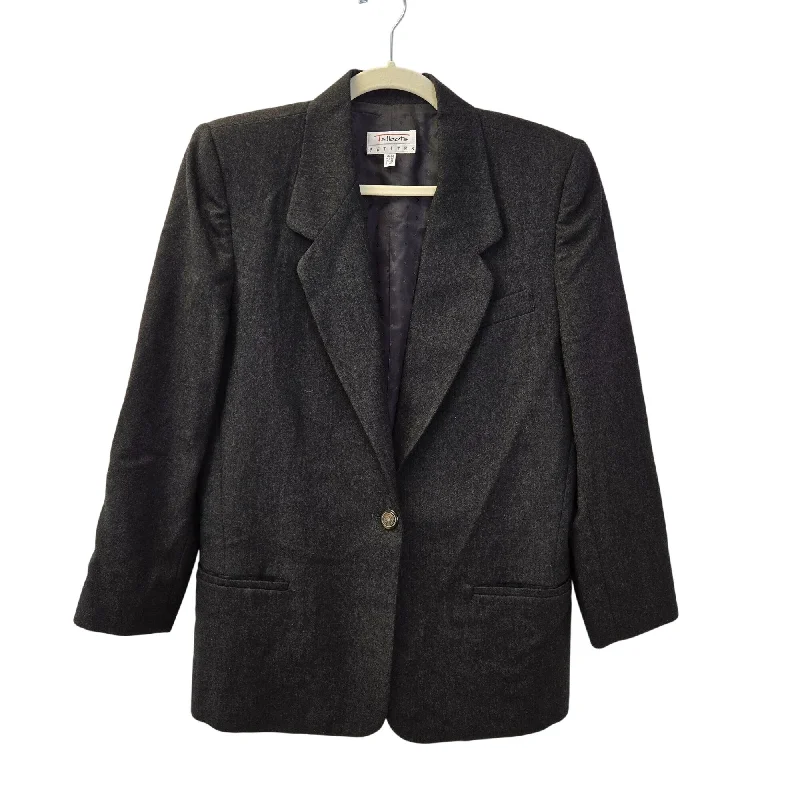 Steals and Deals Talbots Petites 100% Wool One Button Blazer Jacket Size 10P