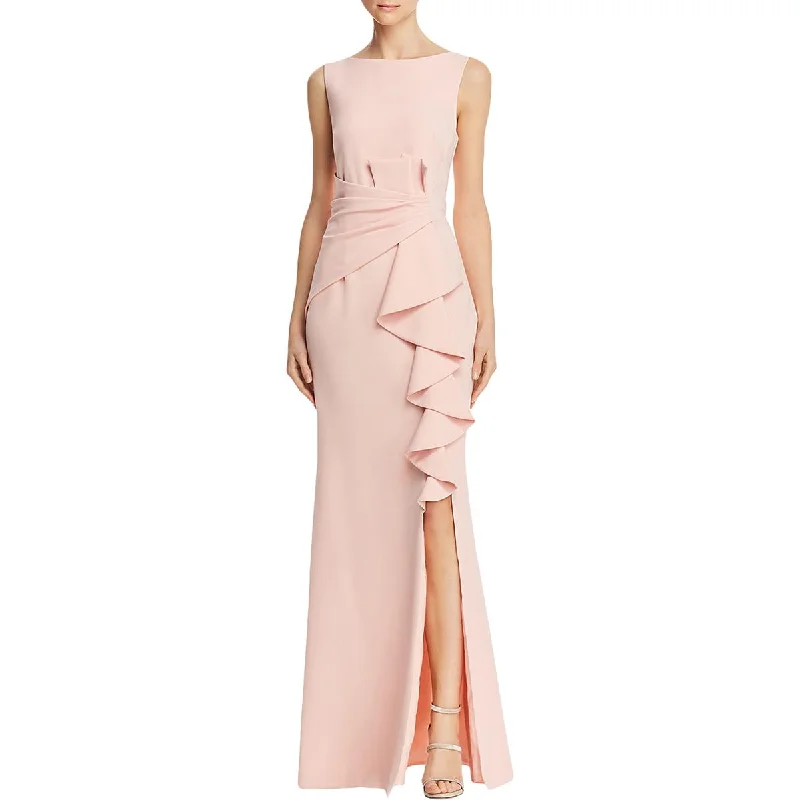 Reduced Prices Eliza J Womens Ruffled Sleeveless Evening Dress