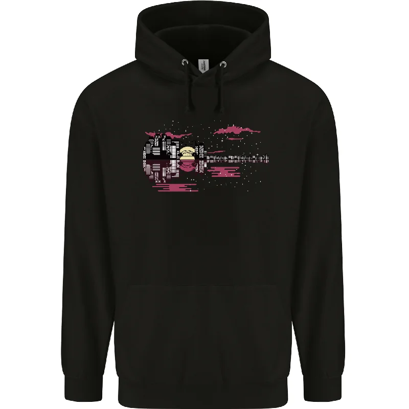 Savings Alert Guitar City Rock n Roll Music Guitarist Mens 80% Cotton Hoodie