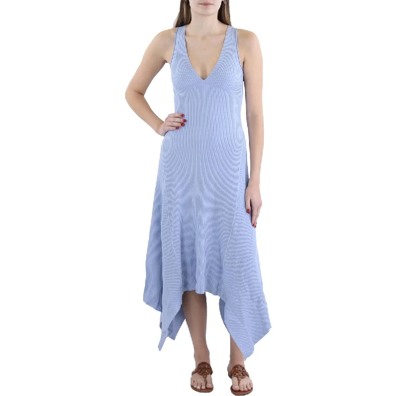 Limited Time Discount SIMKHAI Womens Ribbed Long Maxi Dress