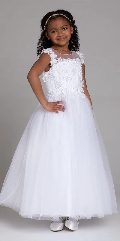 Value Deals 3D Flower Illusion Back Dress