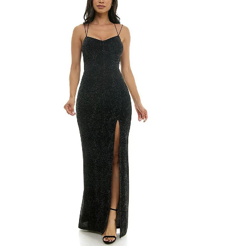 Price Reduction Speechless Womens Juniors Full Length Slit Maxi Dress