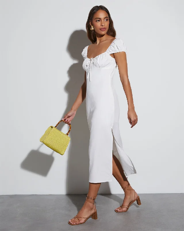 Discount Days Bridal Bliss Sweetheart Midi Dress