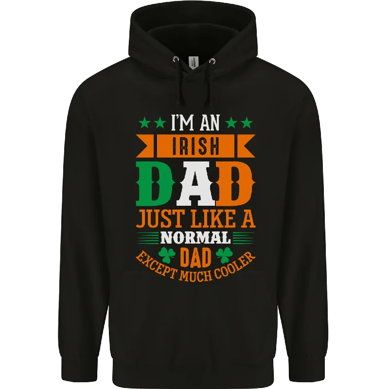 Clearance Event Irish Dad Funny St. Patrick's Day Father's Mens 80% Cotton Hoodie