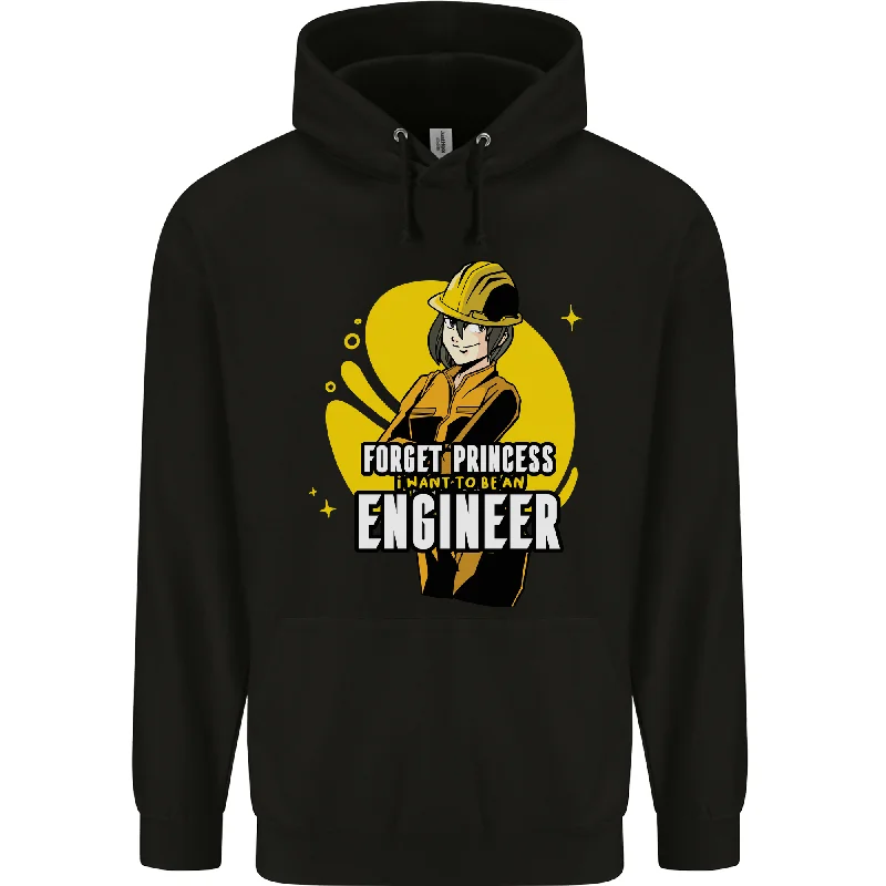 Deal of the Day Funny Female Engineer Forget Princess Mens 80% Cotton Hoodie
