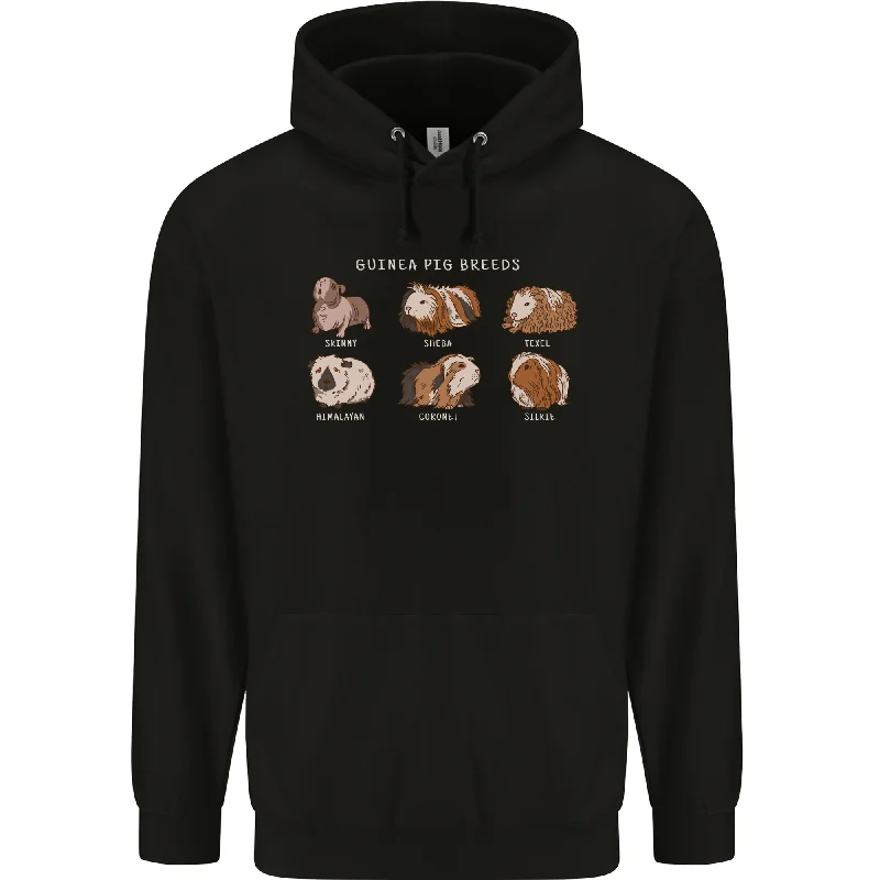 Price Meltdown Guinea Pig Breeds 5 Mens 80% Cotton Hoodie