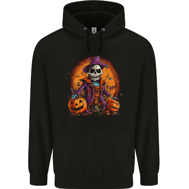 Savings Bonanza Jack Skeleton Halloween Skull Mens 80% Cotton Hoodie