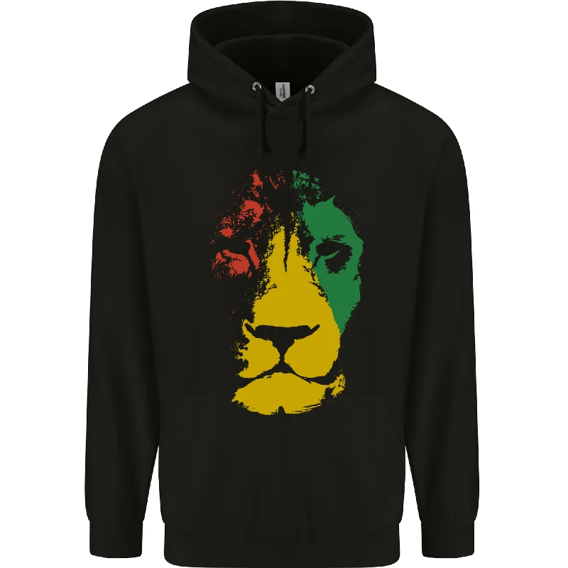 Price Fest Jamaica Lion Reggae Music Jamaican Mens 80% Cotton Hoodie
