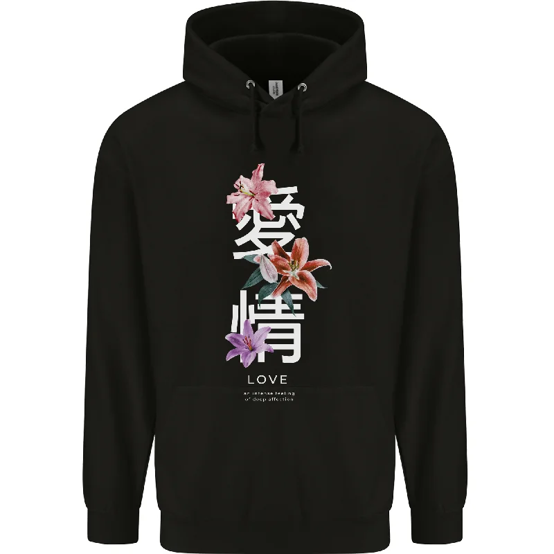 Savings Alert Japanese Flowers Quote Japan Love Mens 80% Cotton Hoodie