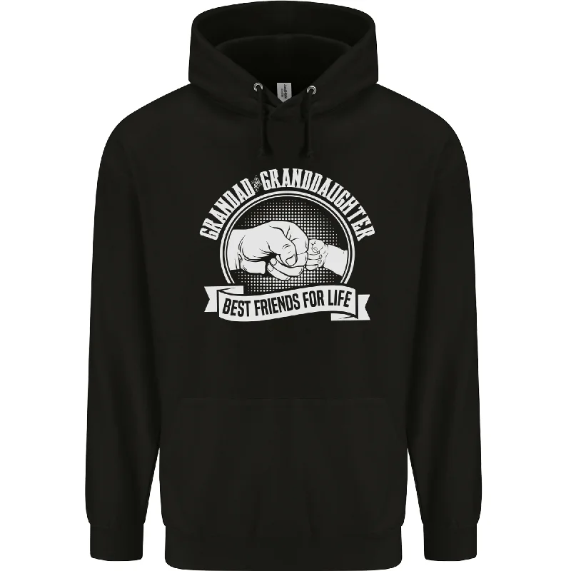 Price Reduction Grandad & Granddaughter Best Friends Mens 80% Cotton Hoodie