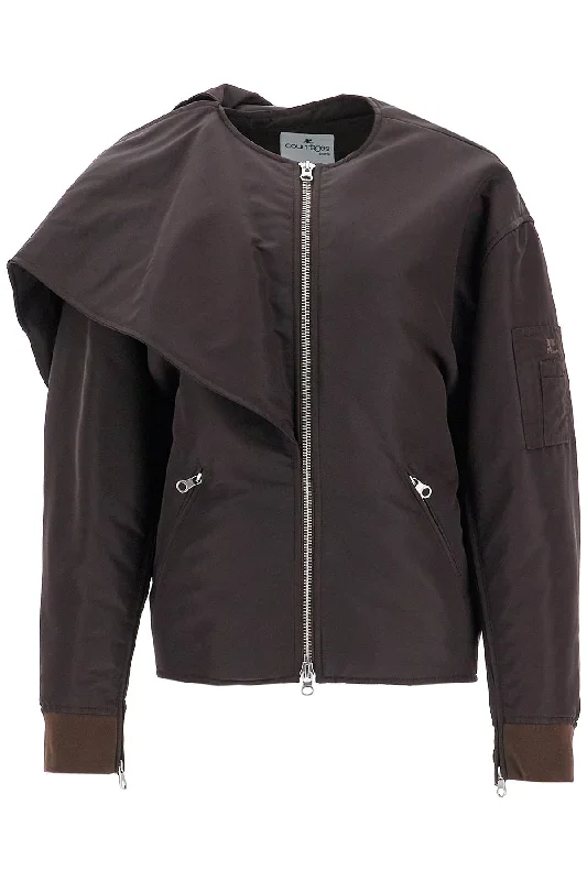 Early Bird Discount "blouson With Kn  - Brown
