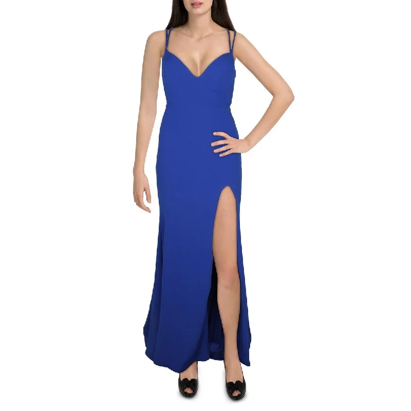 Savings Event Emerald Sundae Womens Juniors Criss-Cross Mermaid Evening Dress