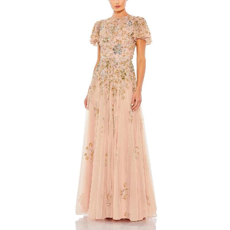 Price Buster Mac Duggal Womens Embellished Special Occasion Evening Dress