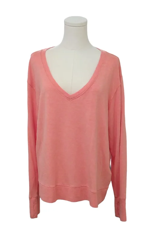 Can't Miss Athleta Women's Peach Sweatshirt XL