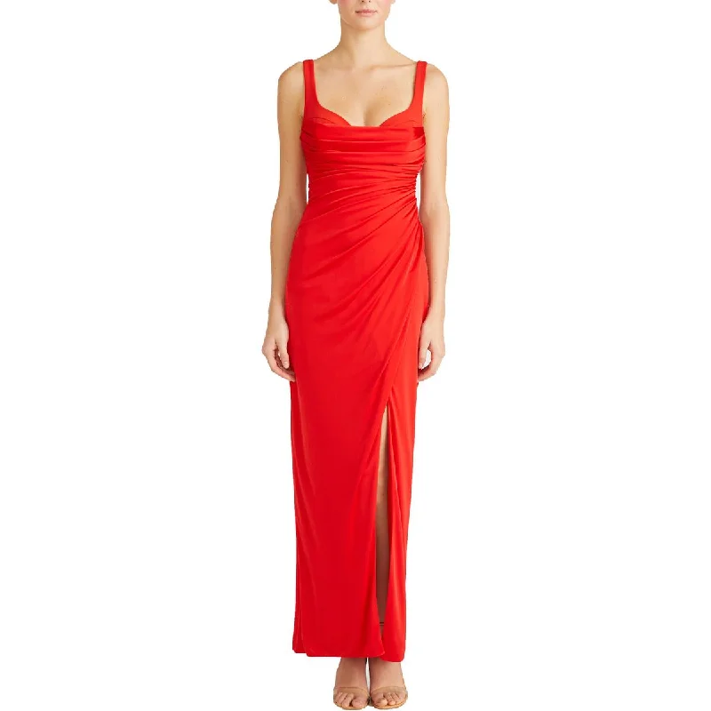 Overstock ML Monique Lhuillier Womens Split Hem Tea Length Evening Dress