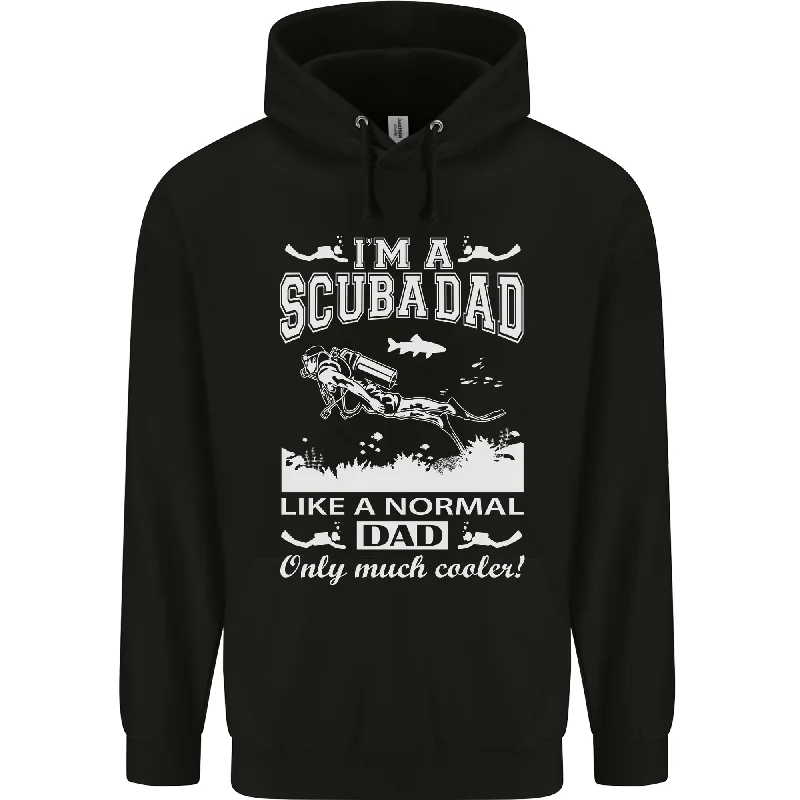 Incredible Offers Im a Scuba Diving Dad Fathers Day Diver Mens 80% Cotton Hoodie