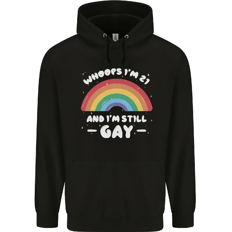 Fantastic Deals Im 21 And Im Still Gay LGBT Mens 80% Cotton Hoodie