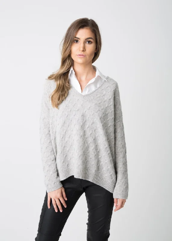 Special Discount Handknit Cable Sweater