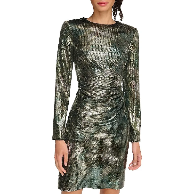 Crazy Deals Vince Camuto Womens Sequin Mini Cocktail And Party Dress