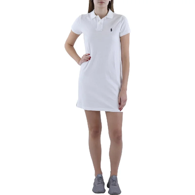 Warehouse Sale Polo Ralph Lauren Womens Pique Mini Shirtdress