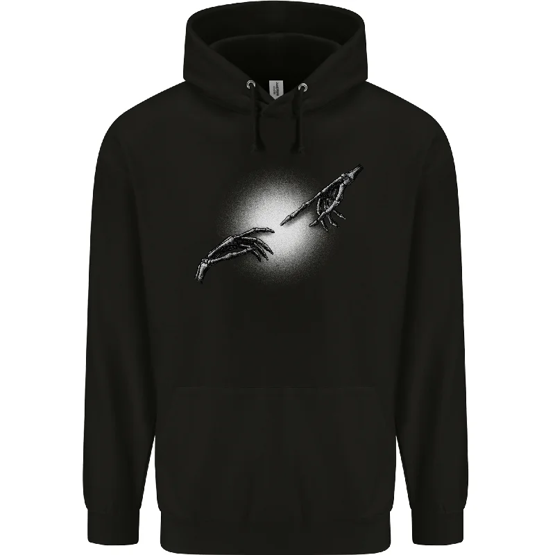 Deal Dash Gothic Creation of Adam Parody Goth Funny Mens 80% Cotton Hoodie
