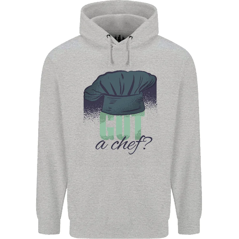 Can't Miss Got a Chef Funny Cooking Food BBQ Grill Mens 80% Cotton Hoodie