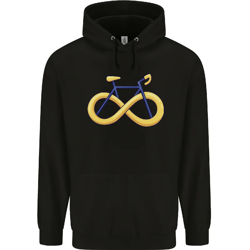 Special Offer Infinity Bicycle Mens 80% Cotton Hoodie