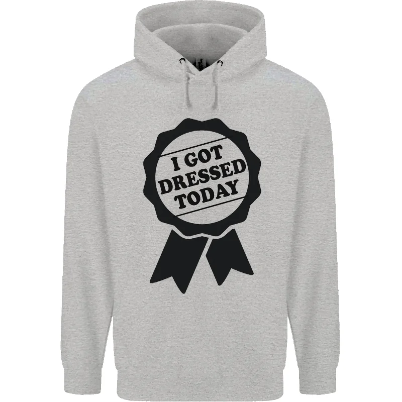 Sale Event I Got Dressed Today Antisocial Funny Gamer Mens 80% Cotton Hoodie