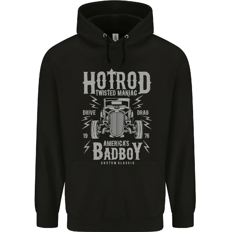 Epic Deals Hot Rod Americas Bad Boy Dragster Hotrod Mens 80% Cotton Hoodie