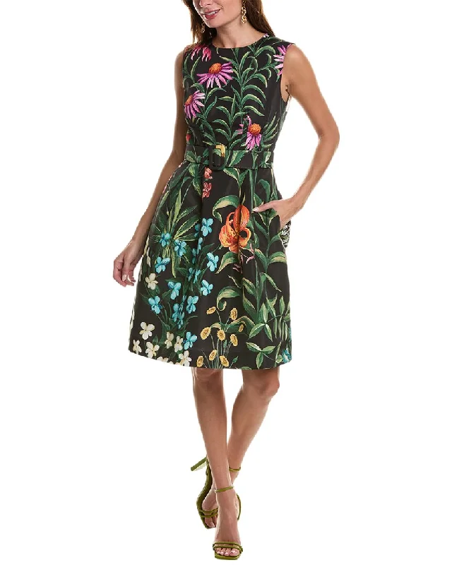 Price Reduction Oscar de la Renta Silk-Lined A-Line Dress