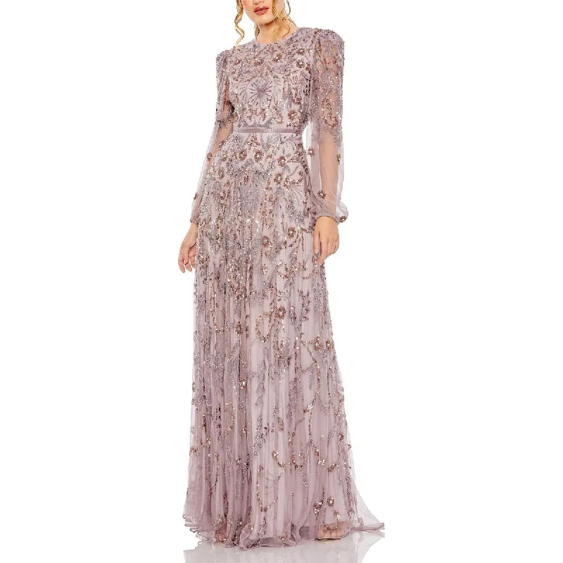 Savings Spectacular Mac Duggal Womens Embellished Special Occasion Evening Dress