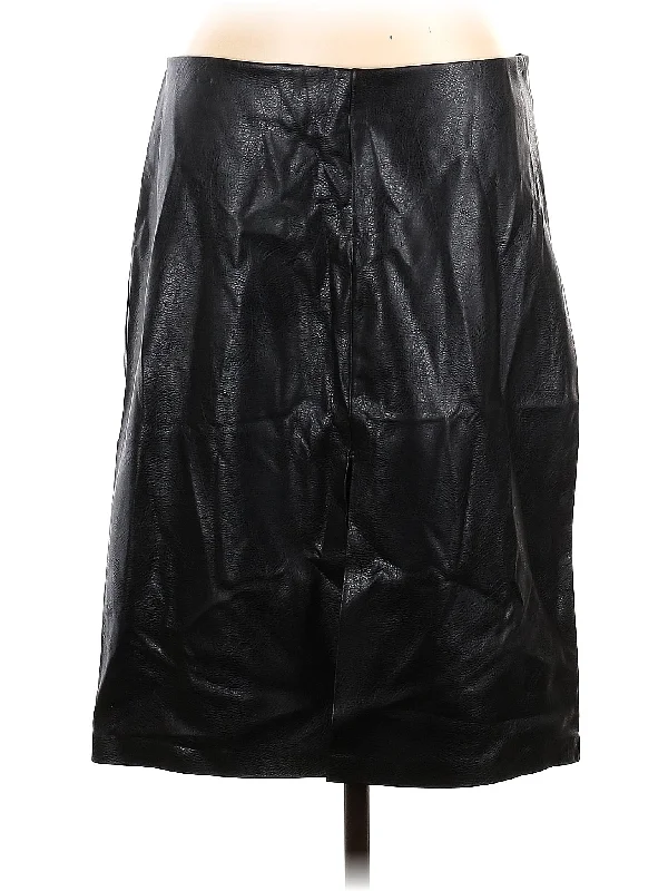Special Discount Faux Leather Skirt